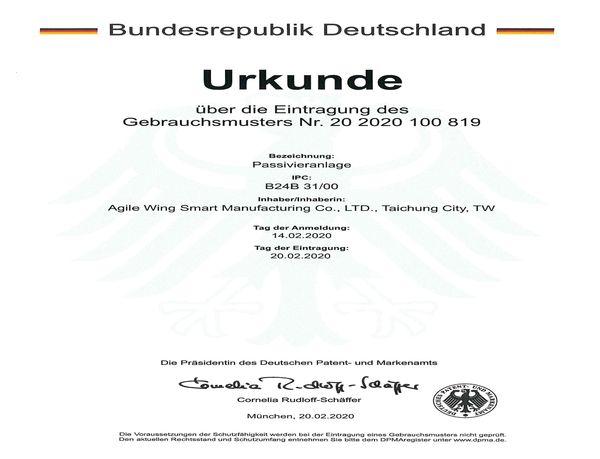 German new patent-UM14362DE00